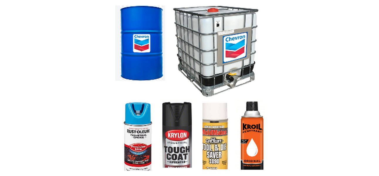 Chevron, Rust-Oleum, Krylon, CRC, and Kroil products